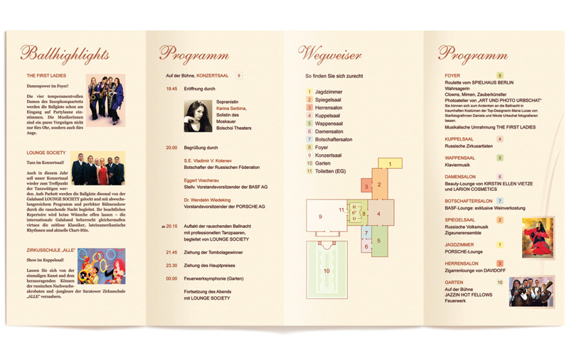 Programm: Innenseite