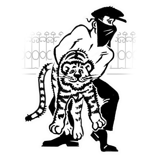 Dieb und Tiger